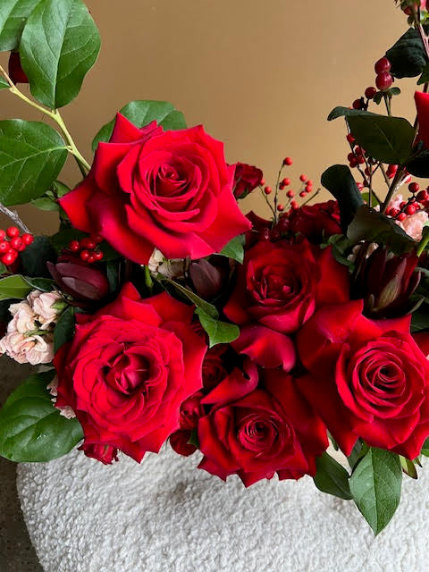 Stafford - Red Rose Cedar Box